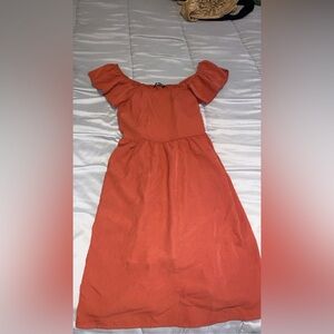 shein ruffle sleeve dress